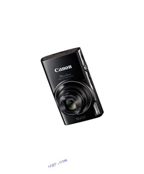 Canon PowerShot ELPH 360 HS with 12x Optical Zoom and Built-In Wi-Fi(Black)