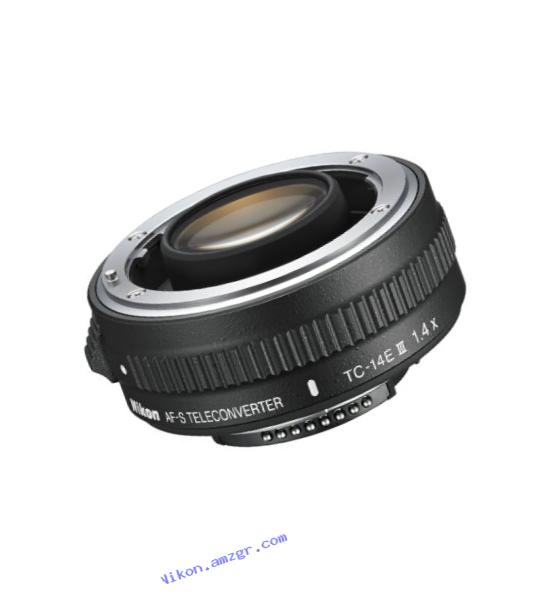 Nikon AF-S FX TC-14E III (1.4x) Teleconverter Lens with Auto Focus for Nikon DSLR Cameras