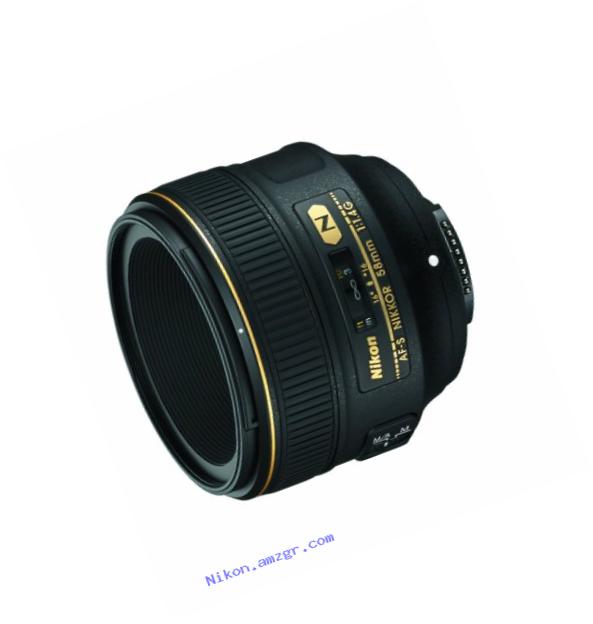 Nikon AF-S FX NIKKOR 58mm f/1.4G Lens for Nikon DSLR Cameras