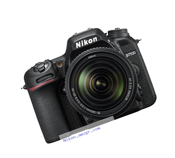 Nikon D7500 DX-format Digital SLR w/ 18-140mm VR lens