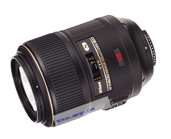 Nikon AF-S VR Micro-NIKKOR 105mm f/2.8G IF-ED Vibration Reduction Fixed Lens with Auto Focus for Nikon DSLR Cameras